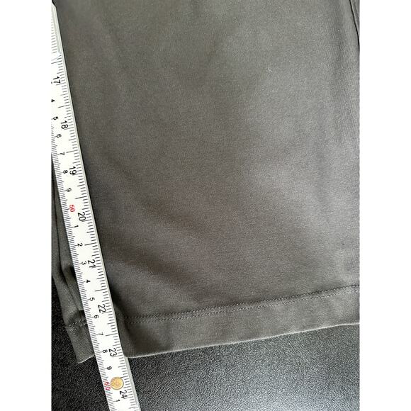 Vintage Nike Women Mid Rise Gray Flare Yoga Capris Y2K Cropped Gym Workout - Picture 8 of 9